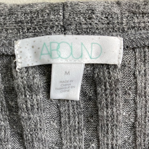 ABOUND Knit Crop Sweater/top Grey - Picture 6 of 7